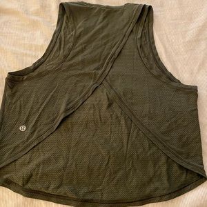 Lululemon fast as light tank mesh tank